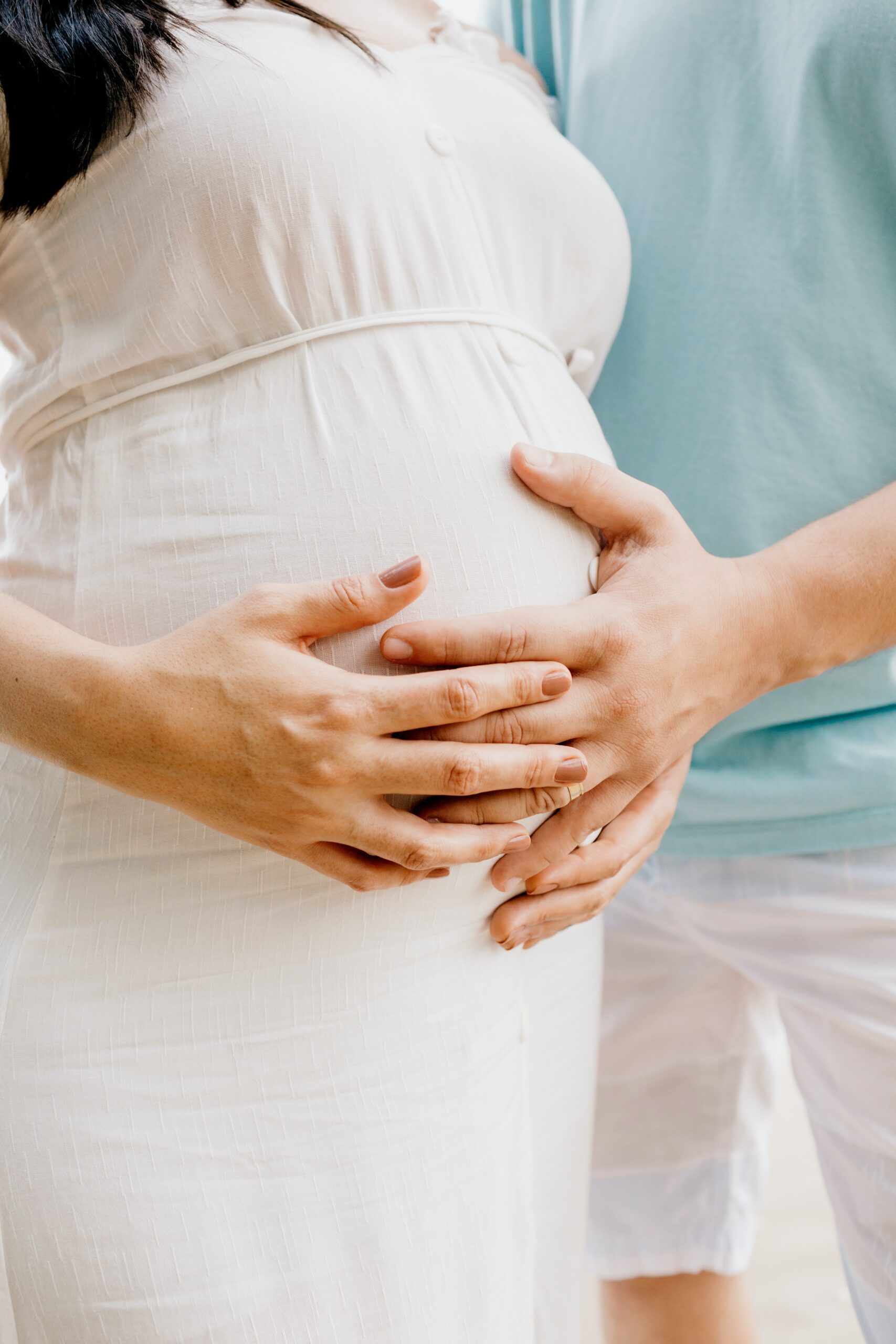 pregnant woman stock photo